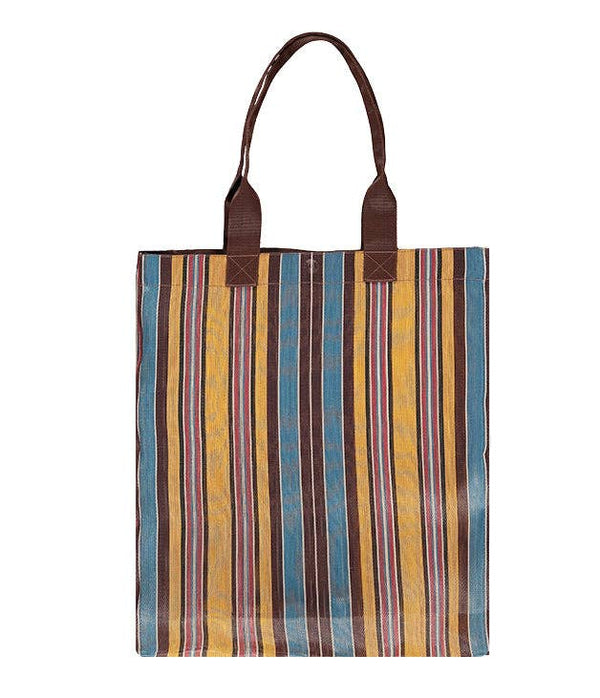 BRITISH COLOUR STANDARD - Eco Woven Market Shopper in Indian Yellow, Saxe, Rose Beige: 3