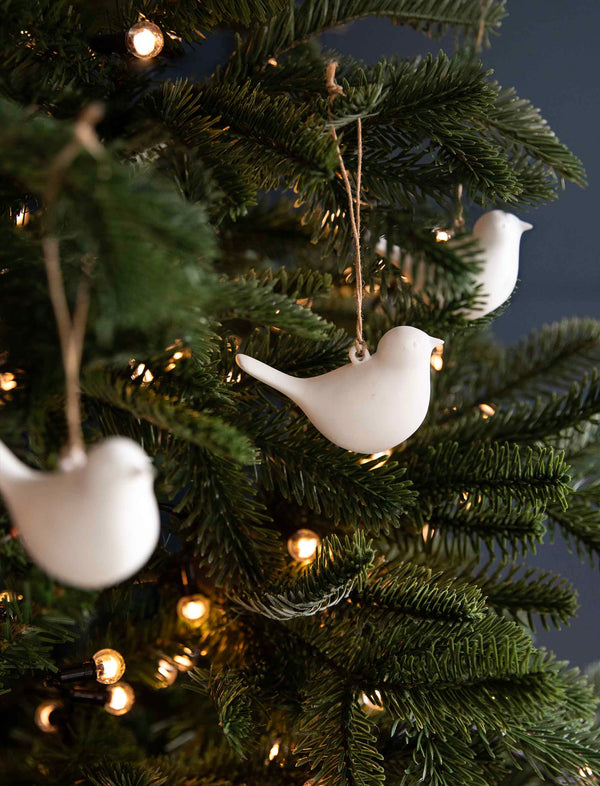 Airdrie Porcelain Bird Baubles (set of 3)