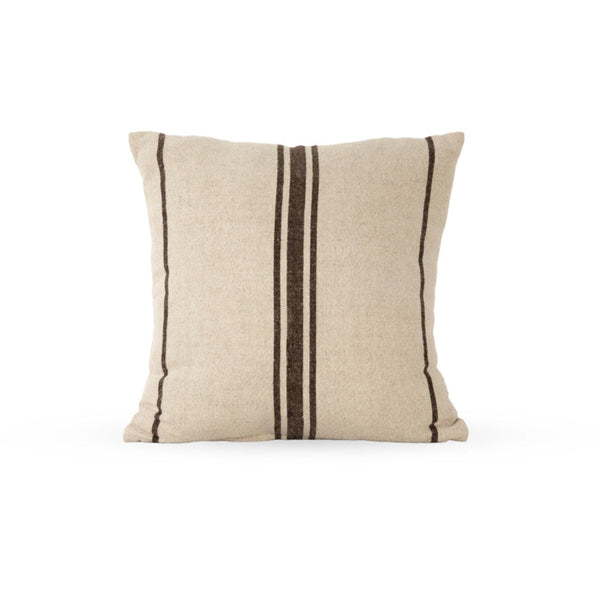 Windrush Stripe Cushion 50x50 Antique Brown