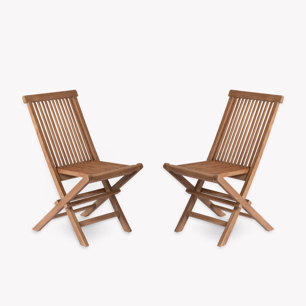 GARDEN TRADING Radley Folding Bistro Chairs, set of 2, Antique Wash