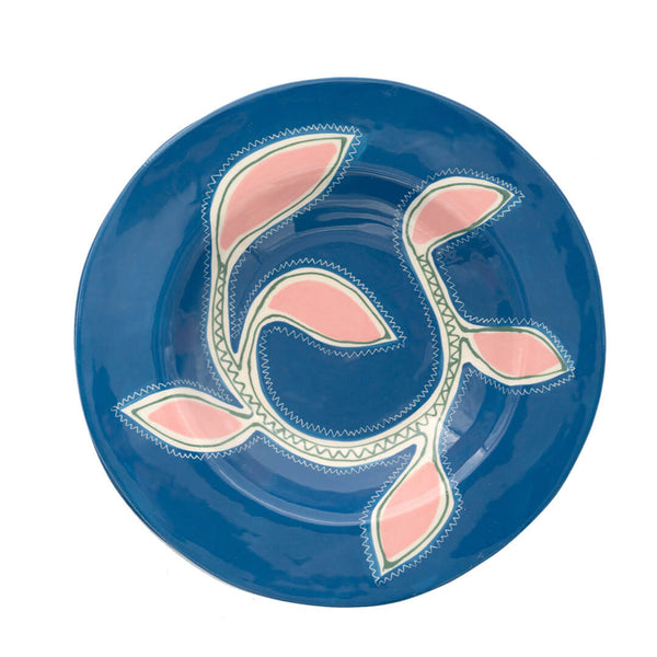 Laetitia Rouget, Susanna Blue Leaf, Dinner Plate