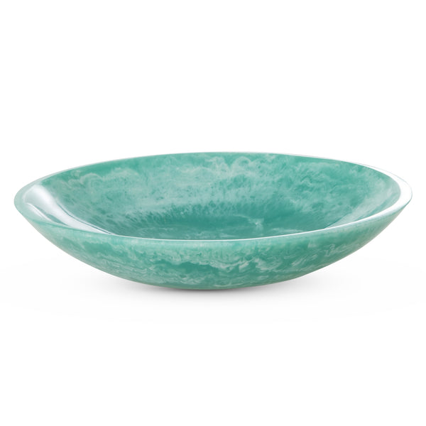 Resin Salad Bowl in Soft Green