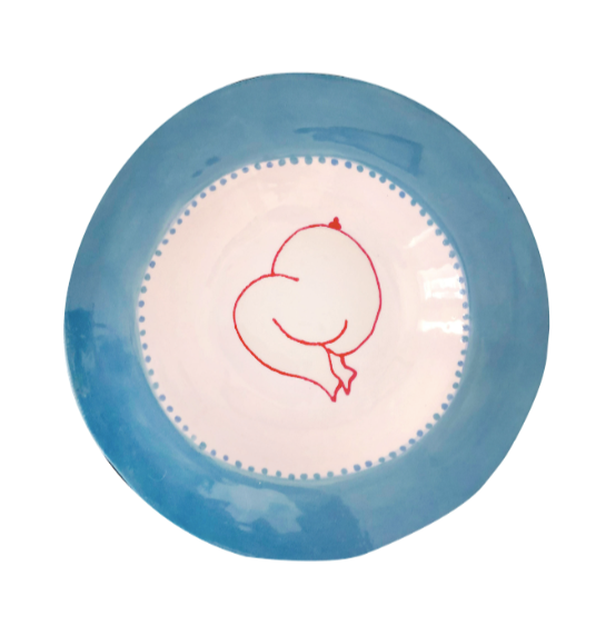 Peachy Dinner Plate