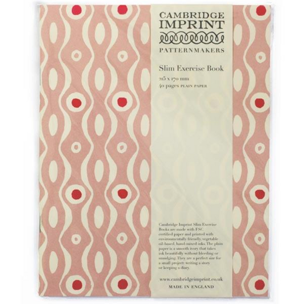 Exercise Book Persephone Pink/Raspberry