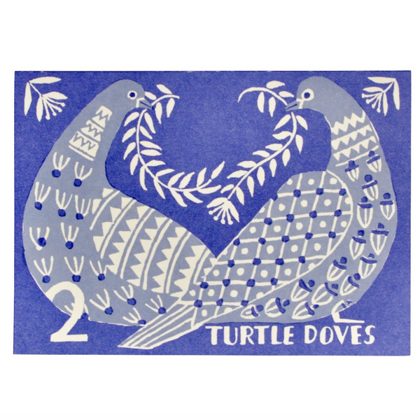 Pack of Ten Cards Two Turtle Doves