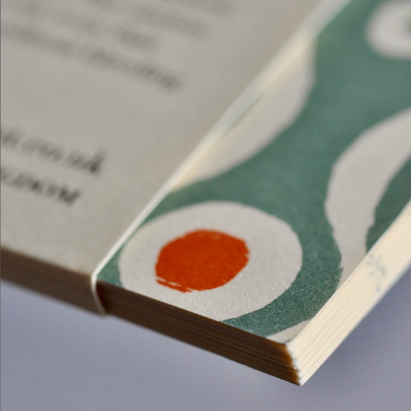 Pocket Notebook Persephone Teal and Orange