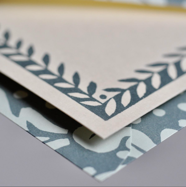 Set of Notecards and Envelopes Quercus Duck Egg