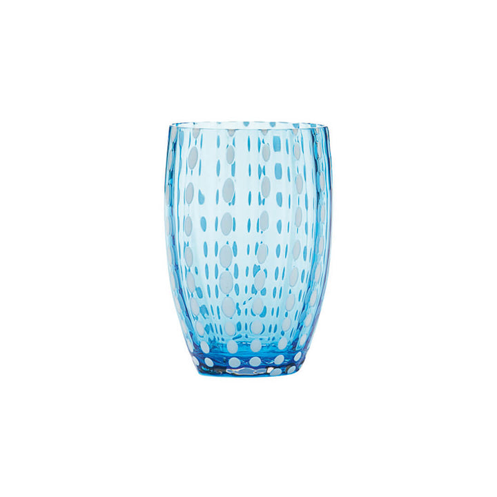 Zafferano Kralen Tumbler handgemaakt glas kleurrijk transparant 32 cl H 109 mm D 71 mm set 6 stuks verschillende kleuren Zafferano Kralen Tumbler handgemaakt glas kleurrijk transparant 32 cl H 109 mm D 71 mm set 6 stuks verschillende kleuren