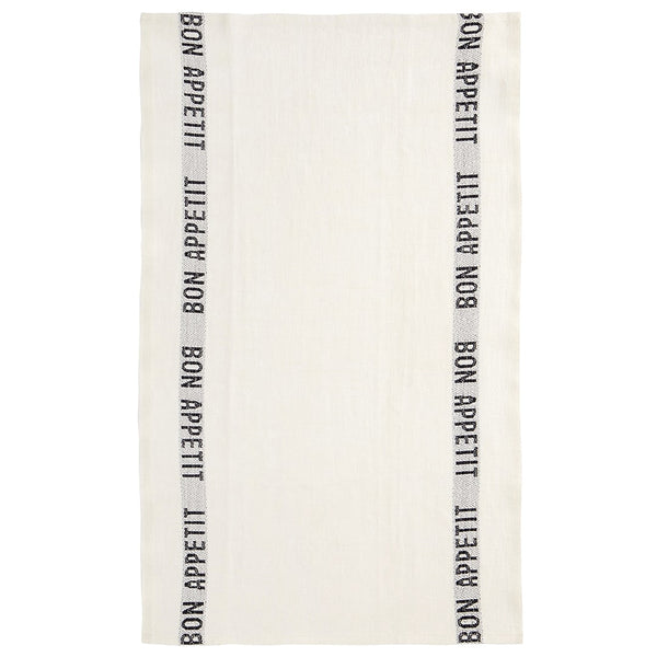 CHARVET ÉDITIONS  Bon Appetit Linen Tea Towel