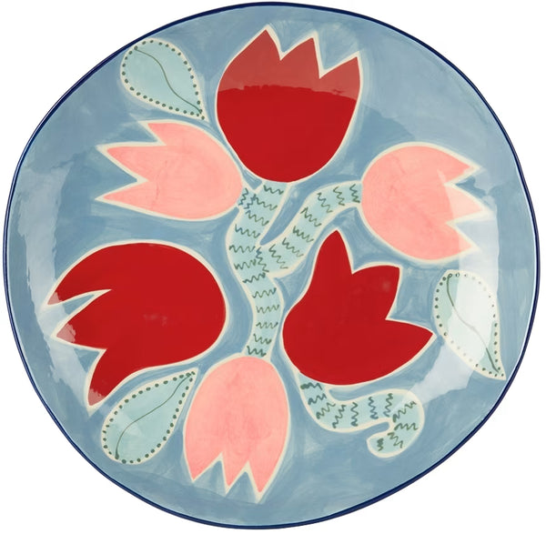 LAETITIA ROUGET Blue Tulip Fruit Platter