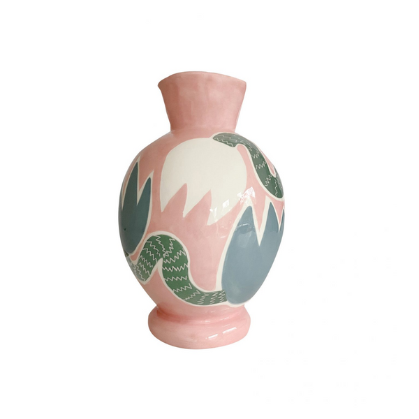 Pink Tulip Vase