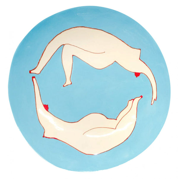 LAETITIA ROUGET Swimmers Turquoise Fruit Platter